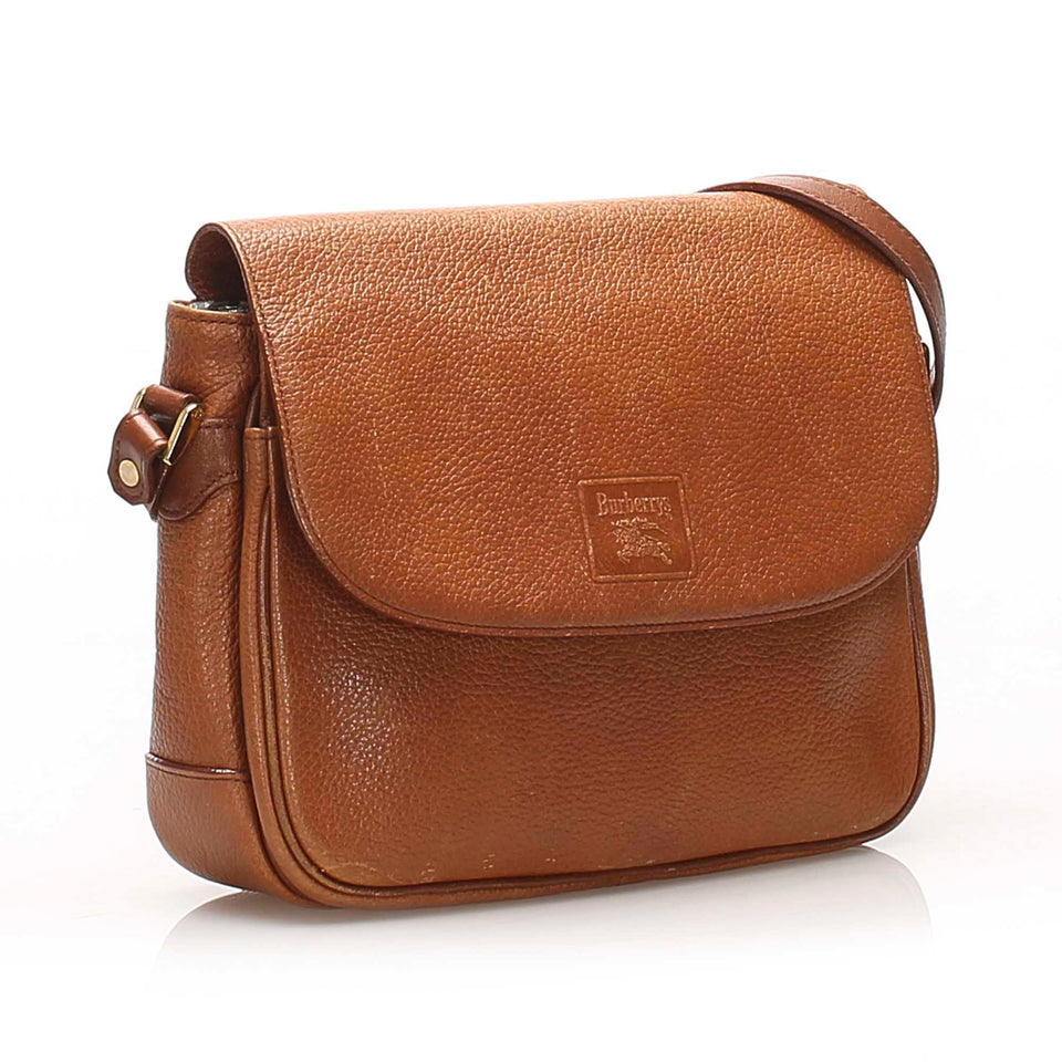 Burberry Leather Crossbody Bag (SHG-11543)
