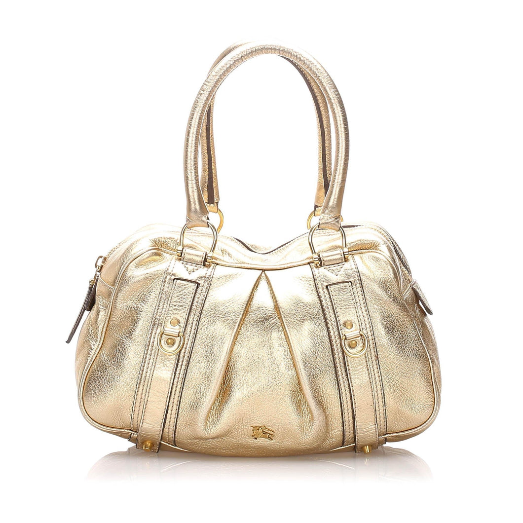 Burberry Leather Satchel (SHG-10399)