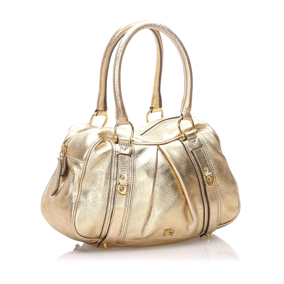 Burberry Leather Satchel (SHG-10399)