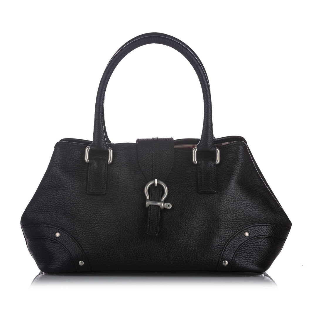 Burberry Leather Handbag (SHG-10176)