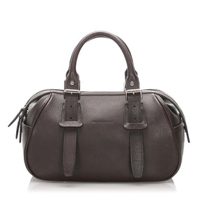Burberry Leather Handbag (SHG-10249)