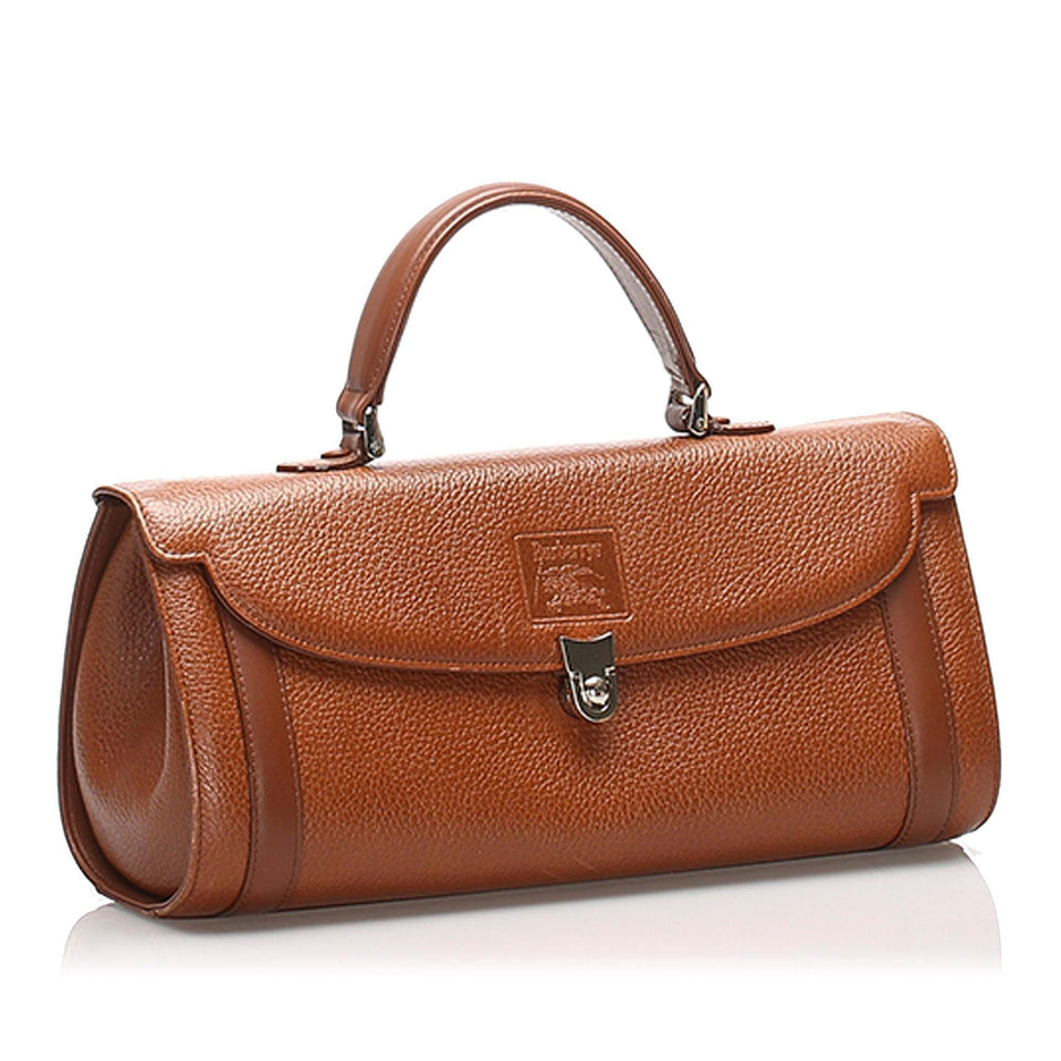 Burberry Leather Handbag (SHG-11125)
