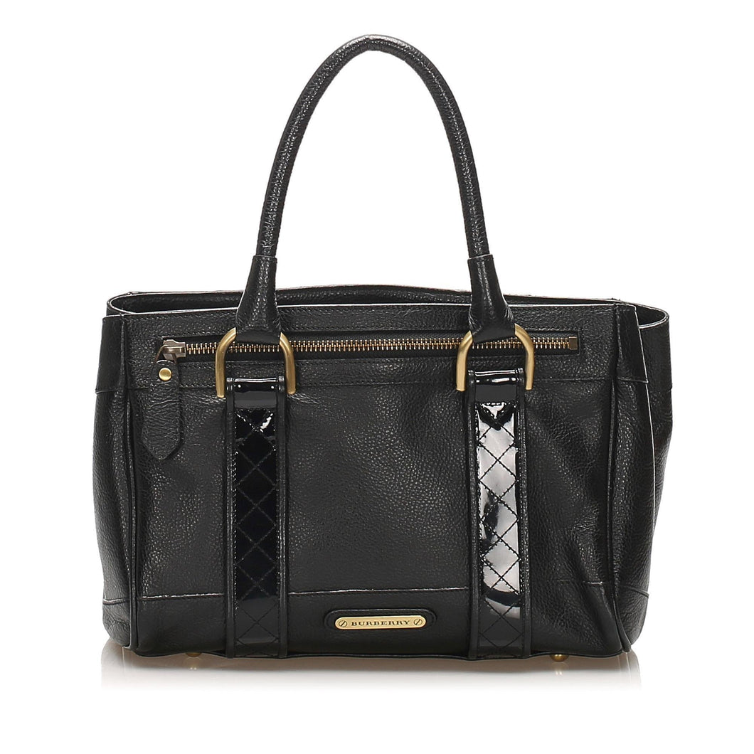 Burberry Leather Handbag (SHG-11269)