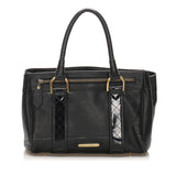 Burberry Leather Handbag (SHG-11269)