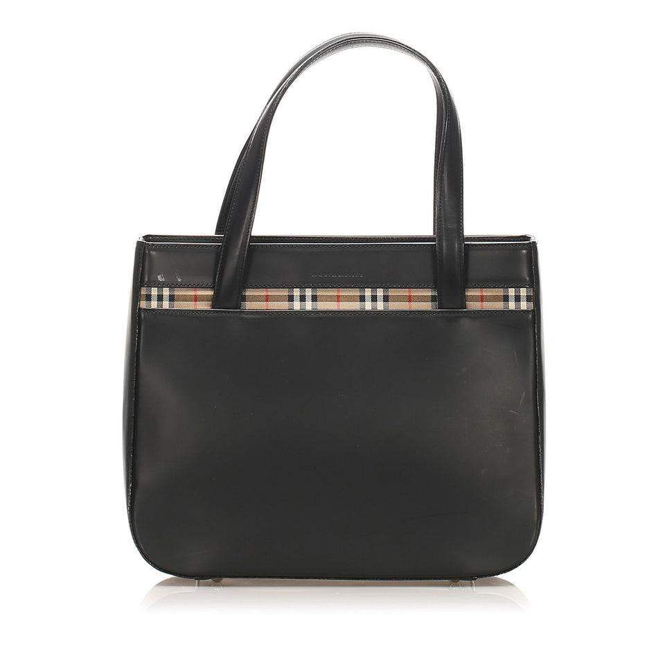 Burberry Leather Handbag (SHG-11494)