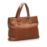Burberry Leather Handbag (SHG-12049)