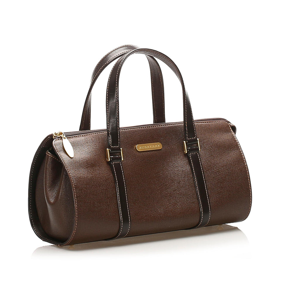 Burberry Leather Handbag (SHG-13707)