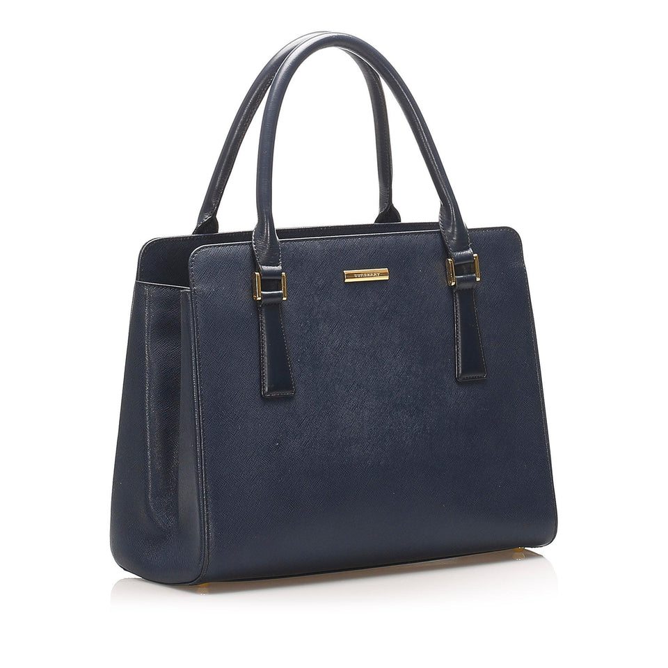 Burberry Leather Handbag (SHG-14923)