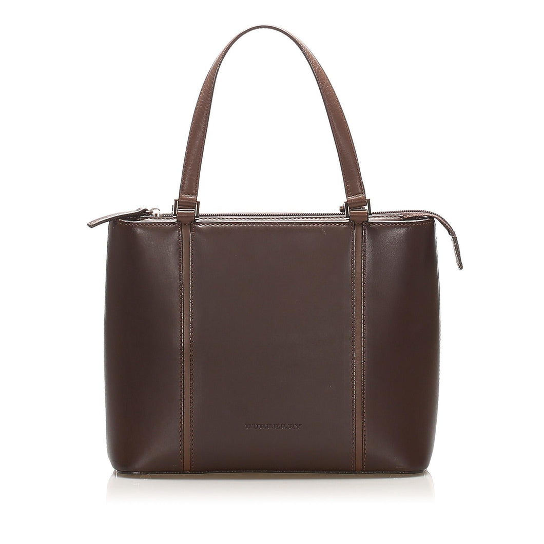 Burberry Leather Handbag (SHG-15699)