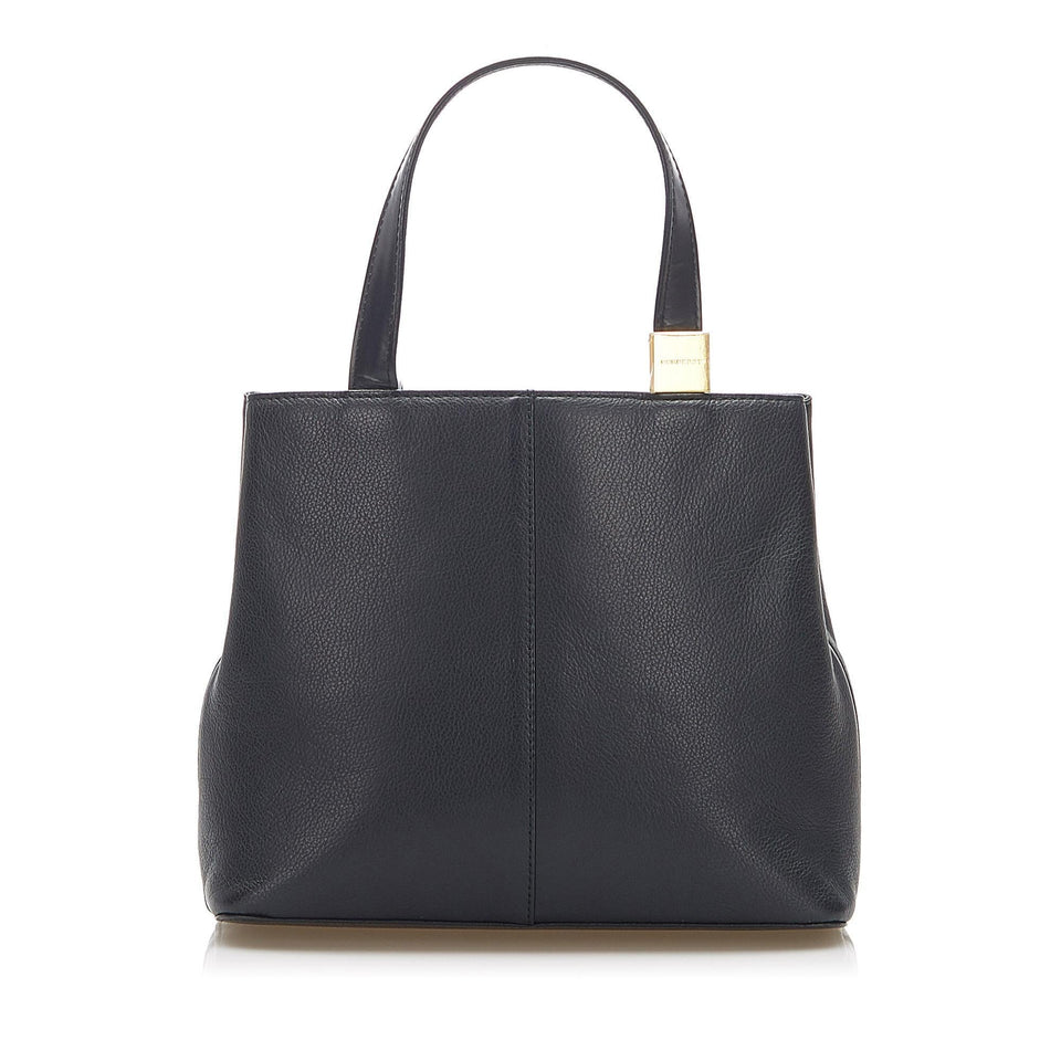 Burberry Leather Handbag (SHG-16150)