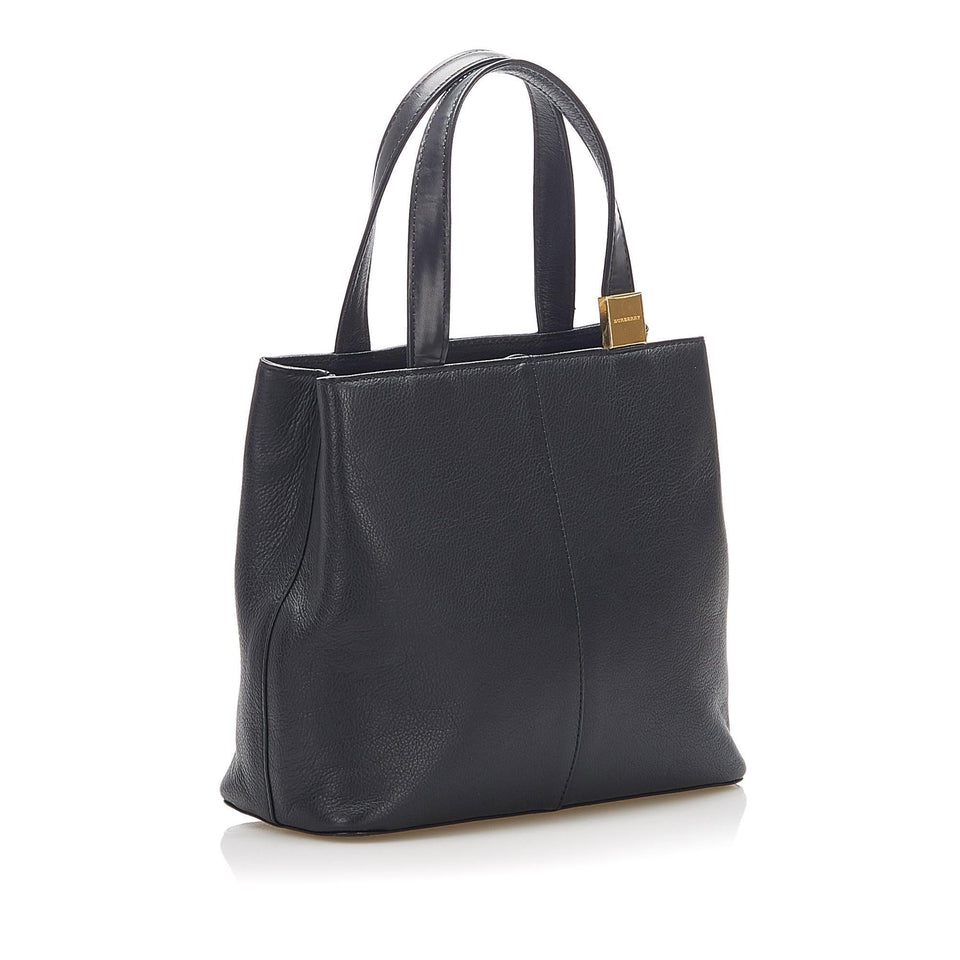 Burberry Leather Handbag (SHG-16150)