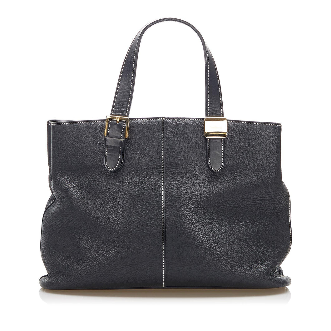Burberry Leather Handbag (SHG-16151)