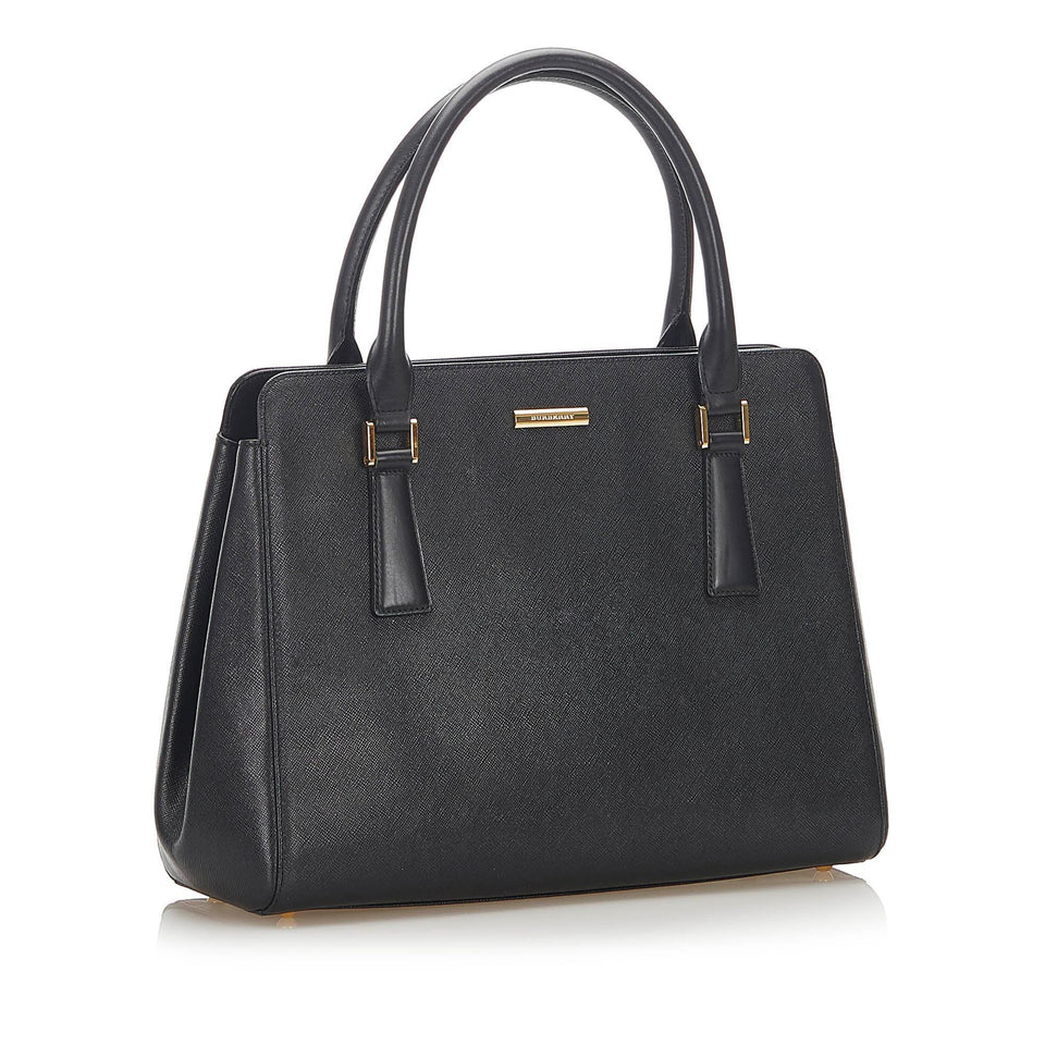 Burberry Leather Handbag (SHG-17808)