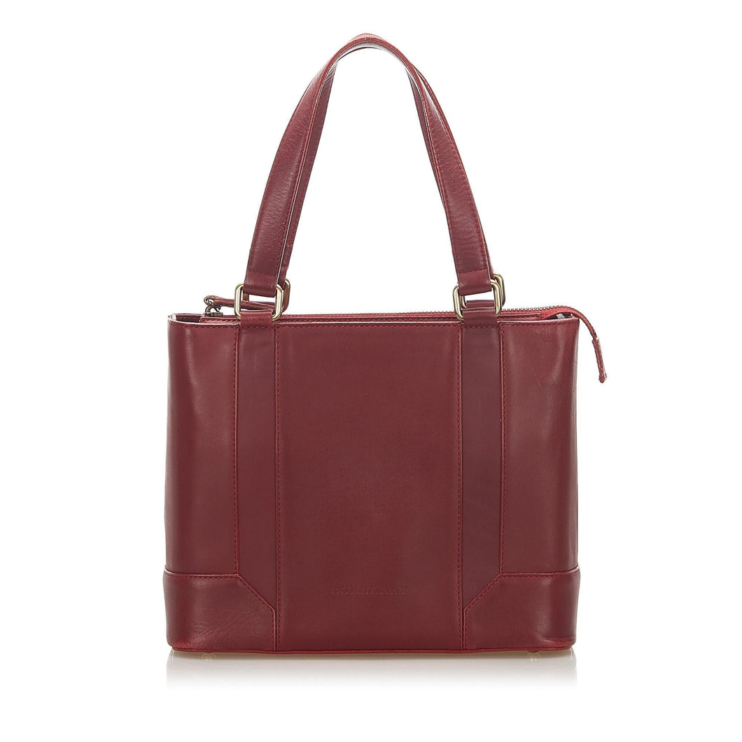 Burberry Leather Handbag (SHG-17854)