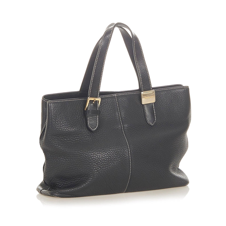 Burberry Leather Handbag (SHG-19385)