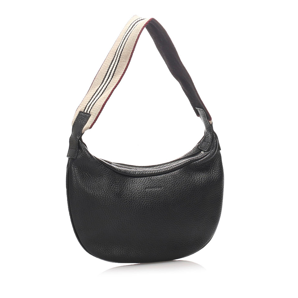 Burberry Leather Hobo Bag (SHG-16037)
