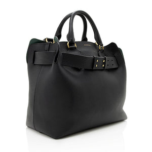 Burberry Leather Marais Medium Belted Tote (SHF-12522)