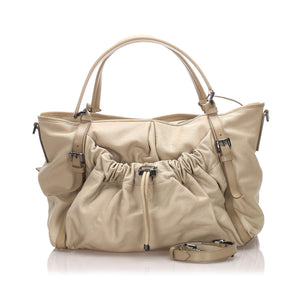Burberry Leather Satchel (SHG-12186)