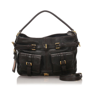 Burberry Leather Satchel (SHG-10365)
