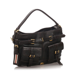 Burberry Leather Satchel (SHG-10365)