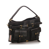 Burberry Leather Satchel (SHG-10365)