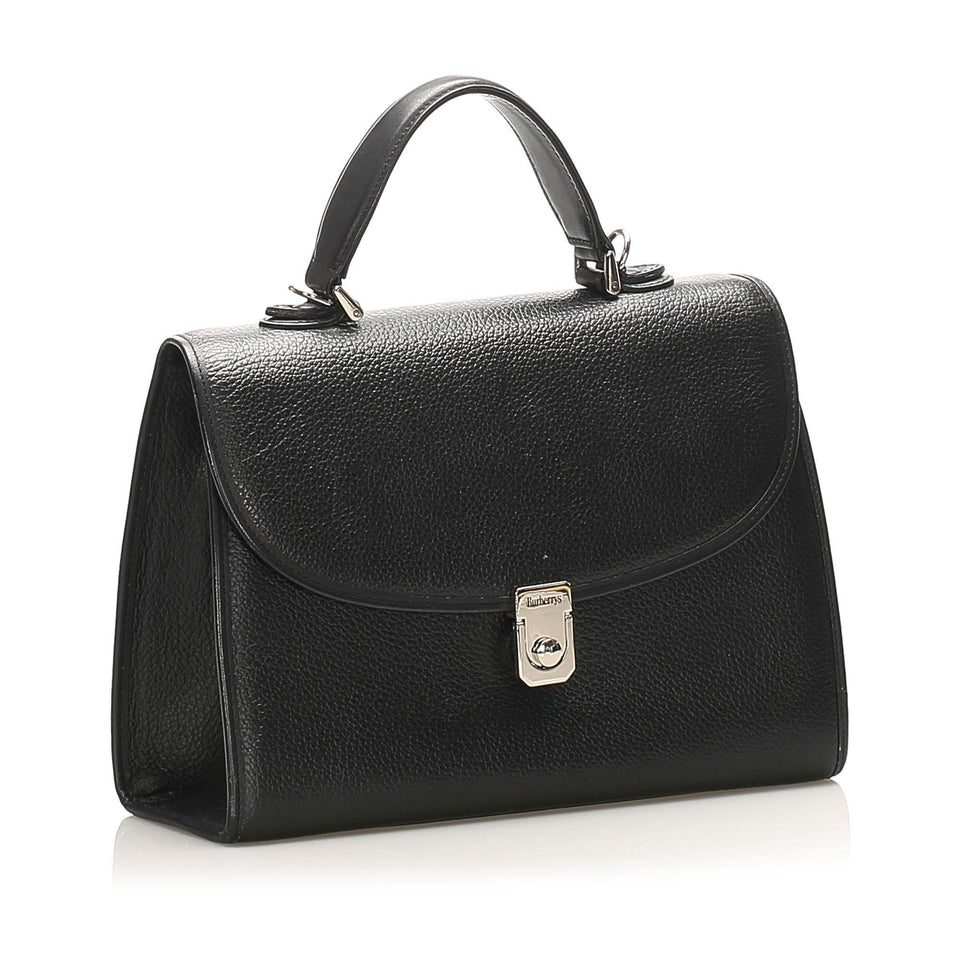 Burberry Leather Satchel (SHG-15705)