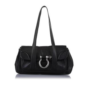 Burberry Leather Shoulder Bag (SHG-11186)