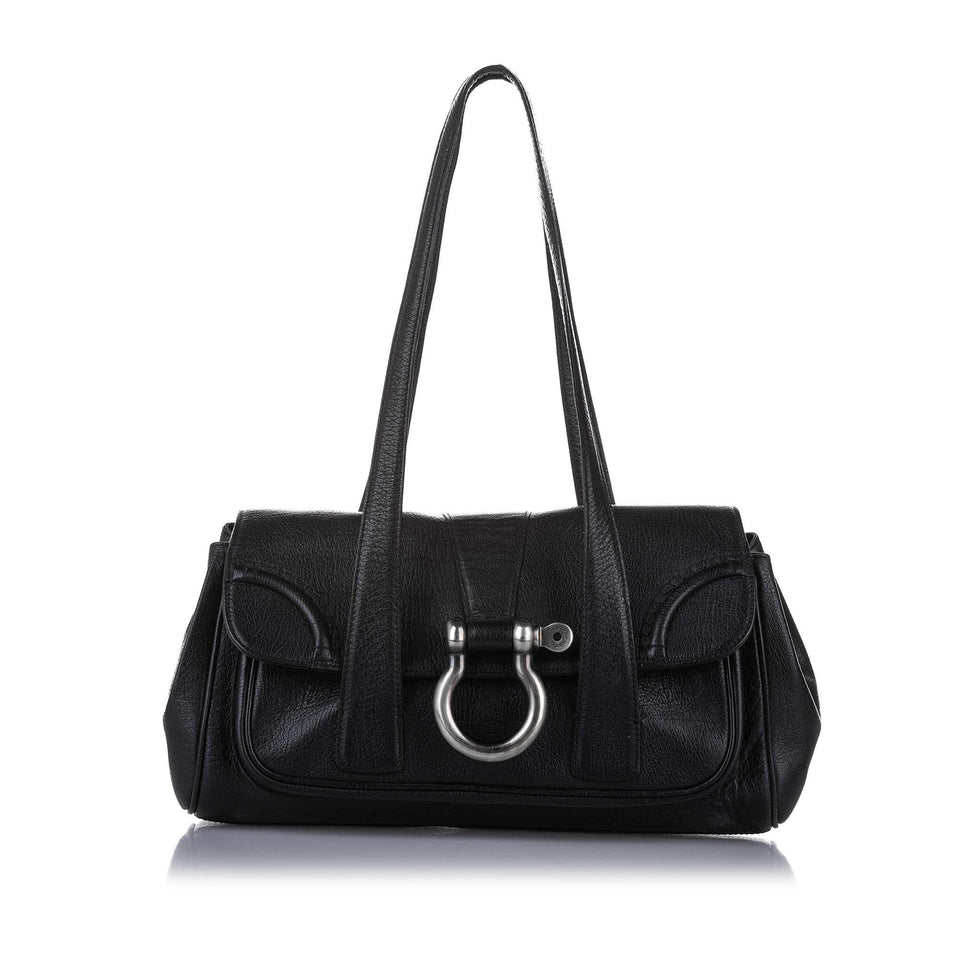 Burberry Leather Shoulder Bag (SHG-11186)