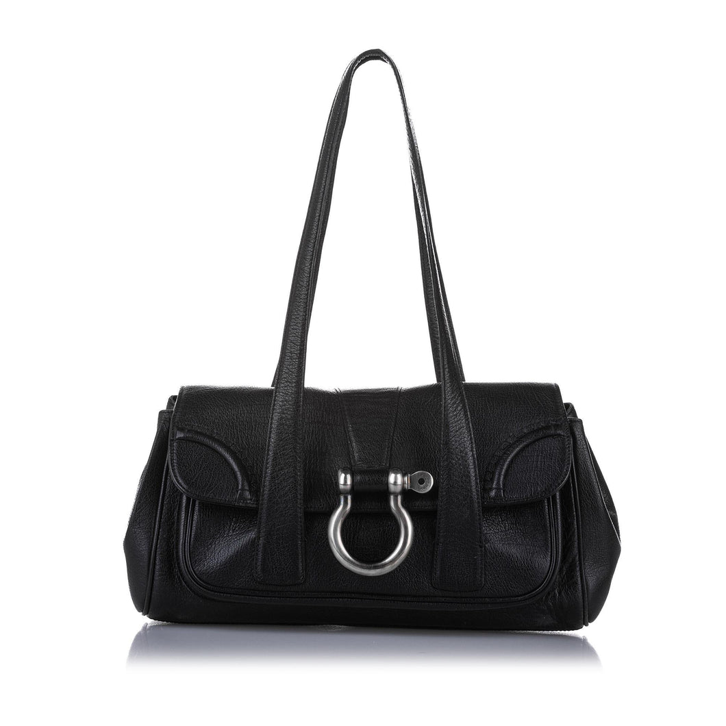 Burberry Leather Shoulder Bag (SHG-11186)