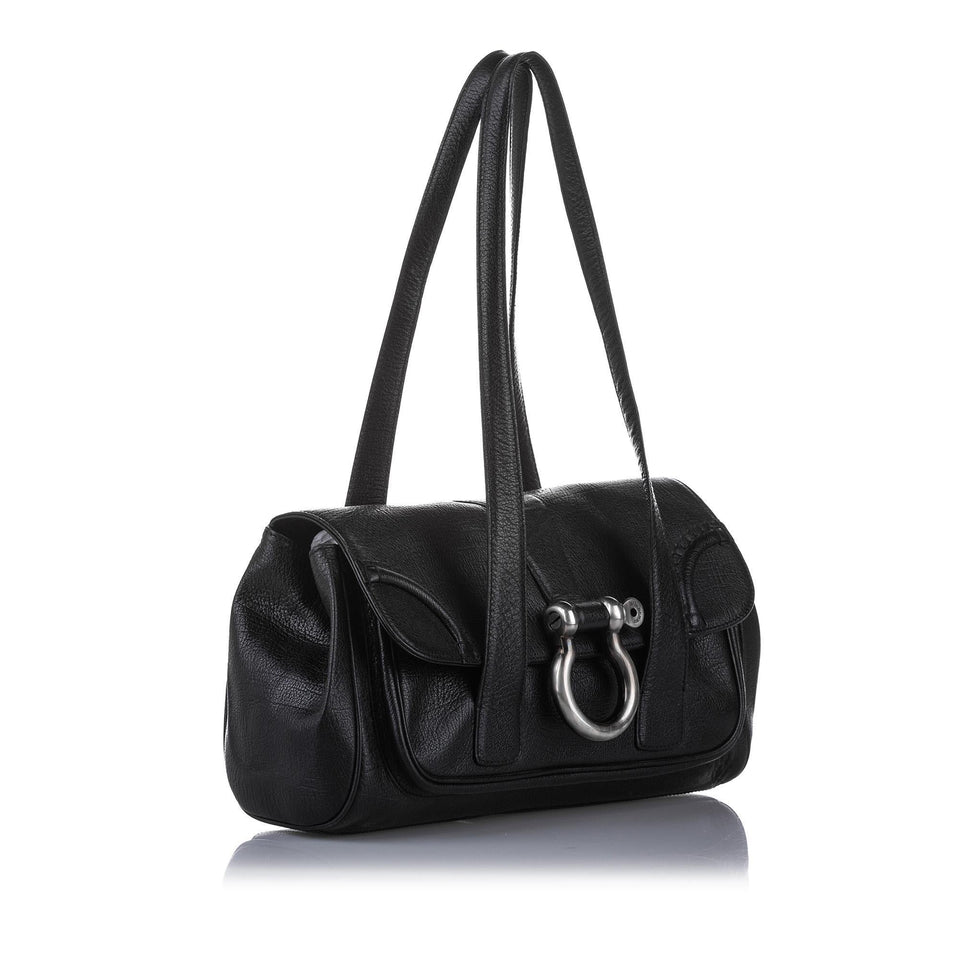 Burberry Leather Shoulder Bag (SHG-11186)