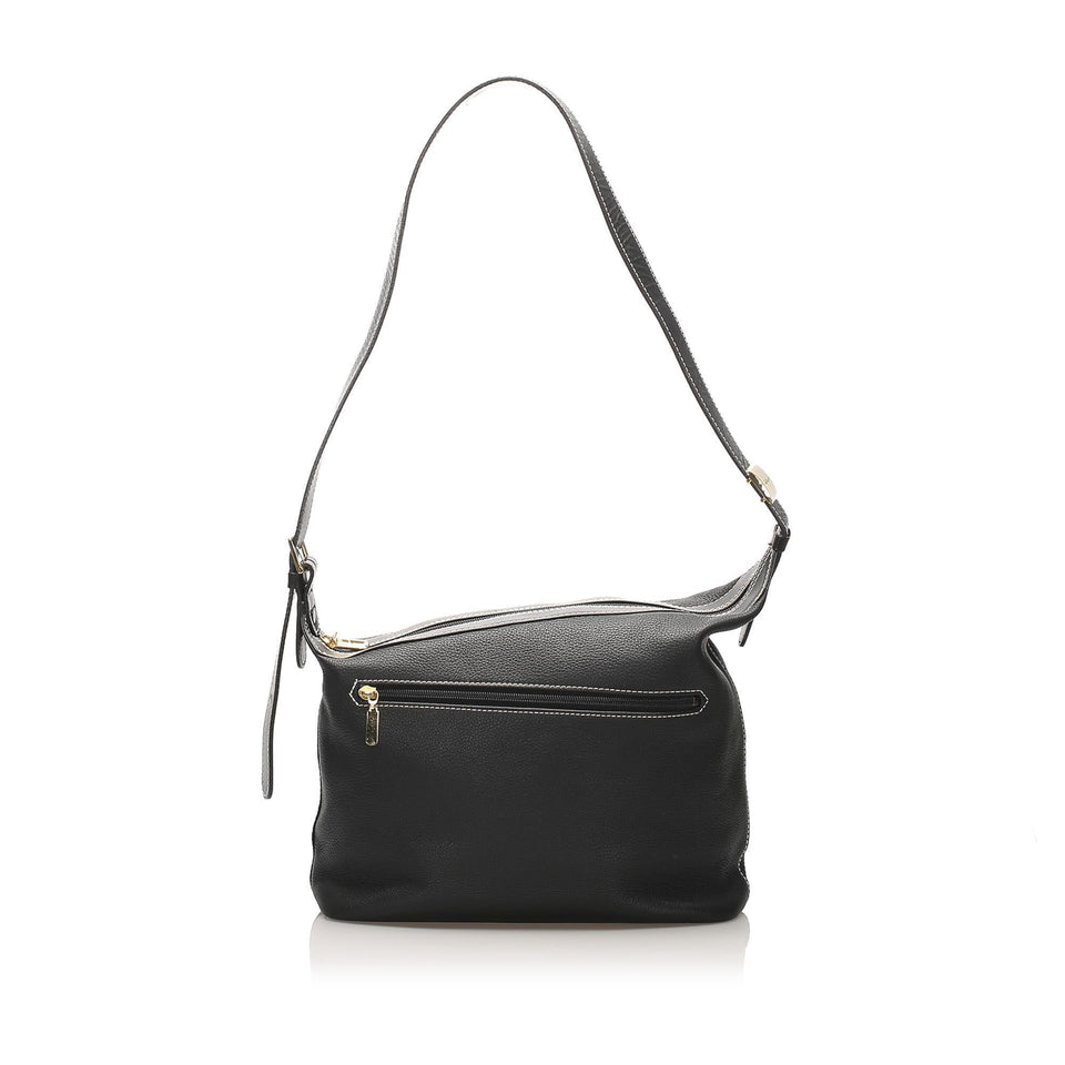Burberry Leather Shoulder Bag (SHG-11206)