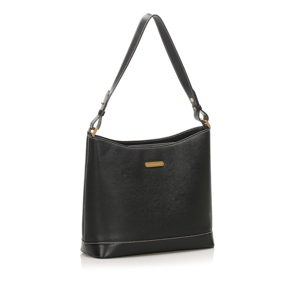 Burberry Leather Shoulder Bag (SHG-12045)