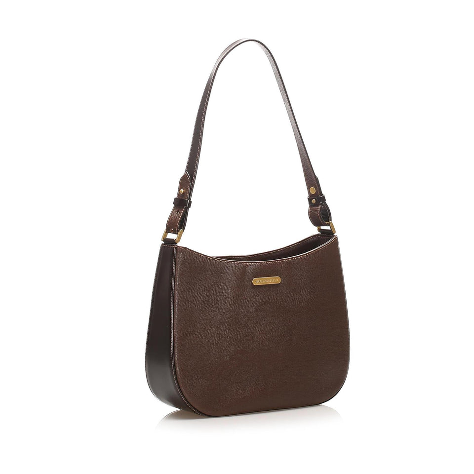 Burberry Leather Shoulder Bag (SHG-14603)