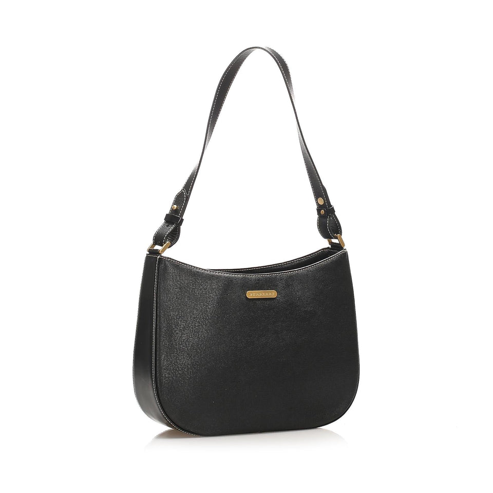 Burberry Leather Shoulder Bag (SHG-14605)