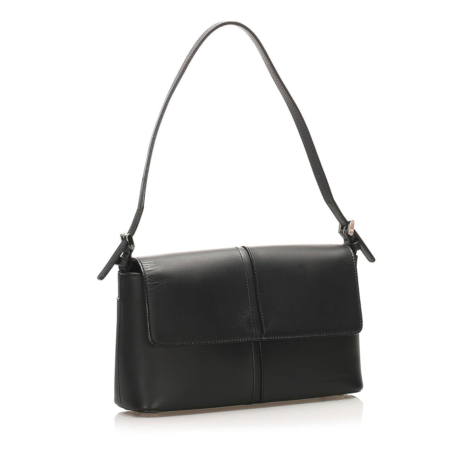 Burberry Leather Shoulder Bag (SHG-14679)