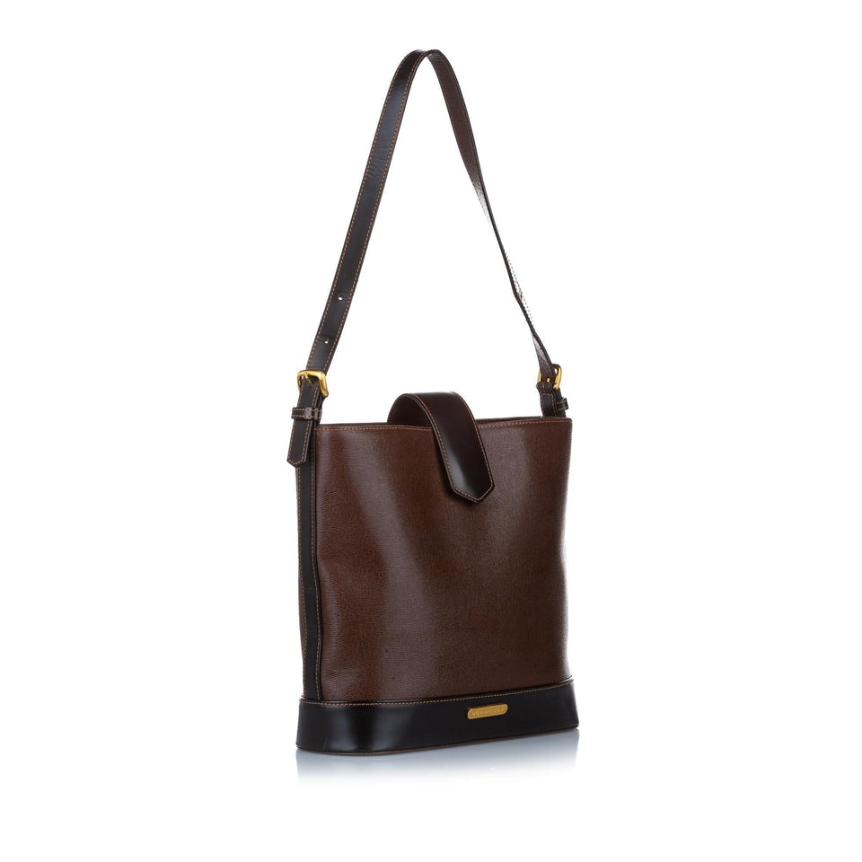 Burberry Leather Shoulder Bag (SHG-17269)