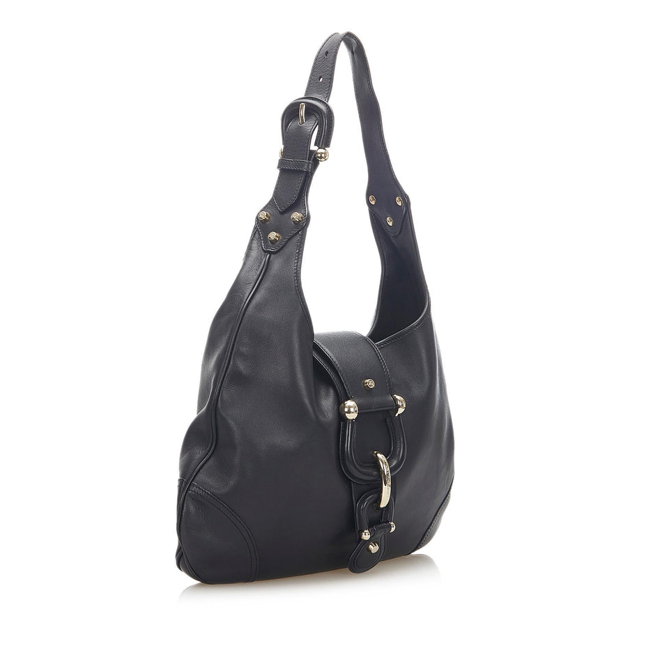 Burberry Leather Shoulder Bag (SHG-18127)