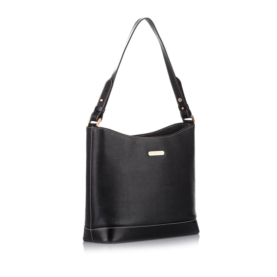Burberry Leather Shoulder Bag (SHG-18417)