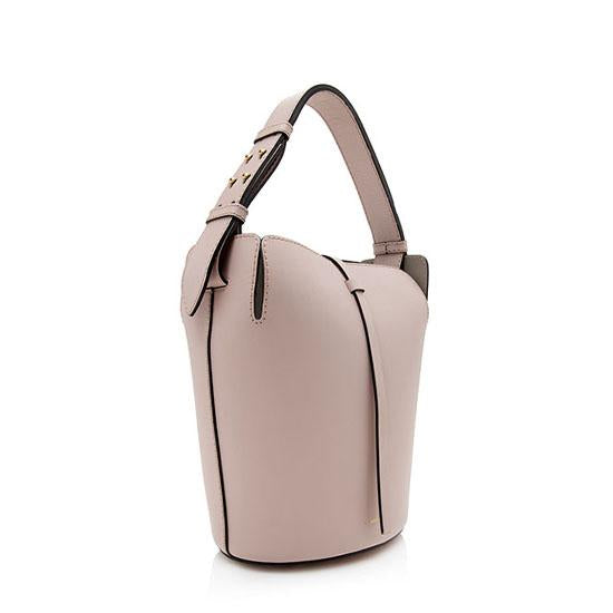 Burberry Leather Small Bucket Bag (SHF-11585)