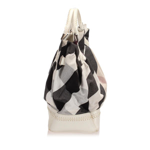 Burberry Mega Check Tote  (SHG-13209)