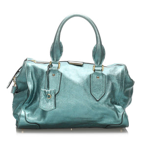 Burberry Metallic Leather Handbag (SHG-10866)