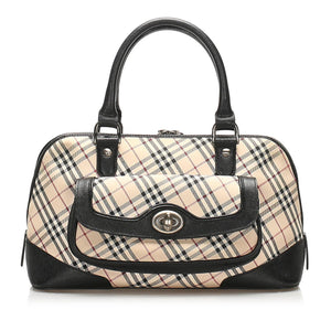 Burberry Nova Check Canvas Handbag (SHG-13569)