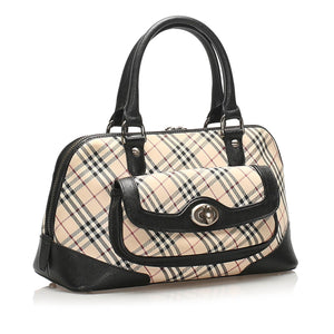 Burberry Nova Check Canvas Handbag (SHG-13569)