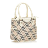 Burberry Nova Check Canvas Handbag (SHG-18819)