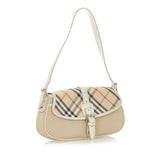 Burberry Nova Check Canvas Shoulder Bag (SHG-20156)