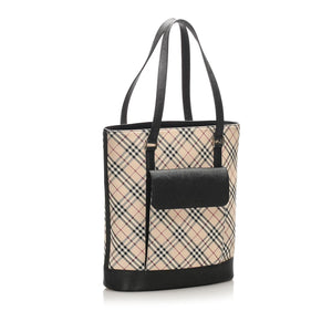 Burberry Nova Check Canvas Tote Bag (SHG-14225)