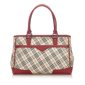 Burberry Nova Check Canvas Tote Bag (SHG-17415)