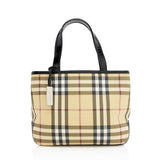 Burberry Nova Check Small Tote (SHF-12725)