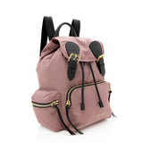 Burberry Nylon Leather Medium Rucksack Backpack (SHF-12370)