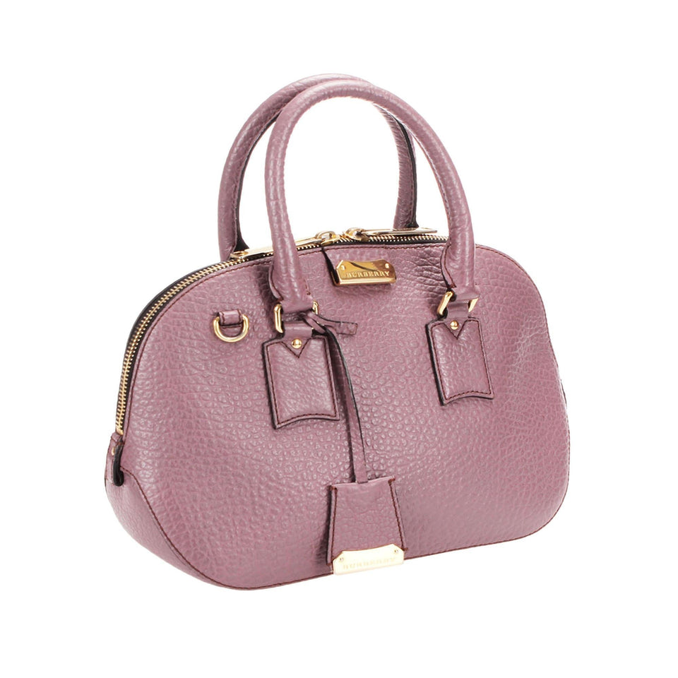 Burberry Leather Orchard Satchel (SHG-12496)